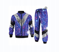 STRÓJ DRES DISCO WZÓR DYSKOTEKA LATA 80 UNISEX DAMSKI MĘSKI ROZMIAR S