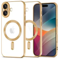 etui tech-protect magflex magsafe na iphone 17 - przezroczysto-złote