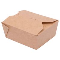 lunch box 1600ml 20x14x6,5cm kraft 50szt