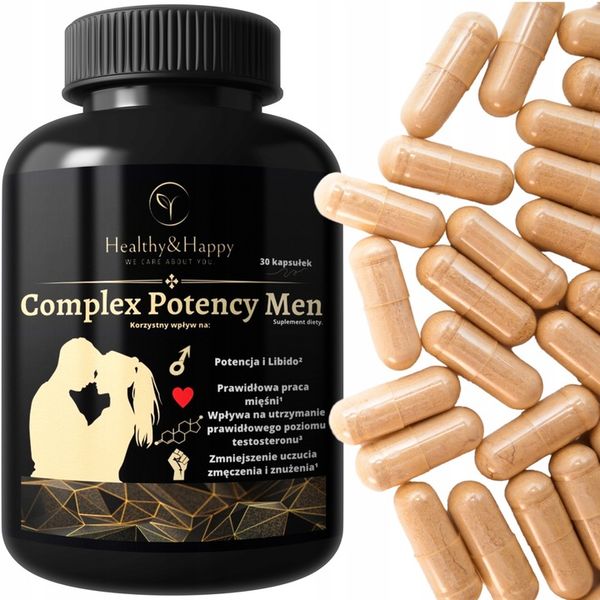 COMPLEX POTENCY MEN POTENCJA ENERGIA LIBIDO EREKCJA POZIOM TESTOSTERONU zdjęcie 1