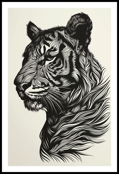 Plakat 53x81cm Tygrysi Gwizd zdjęcie 3