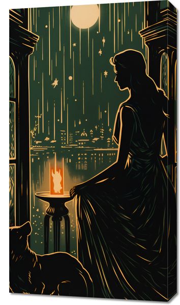 Obraz 50x90cm Nocne Szeptanie zdjęcie 1