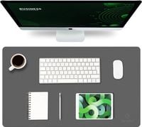 KNODEL Podkładka na Biurko Wodoodporna Dwustronna Szara 60x35 cm