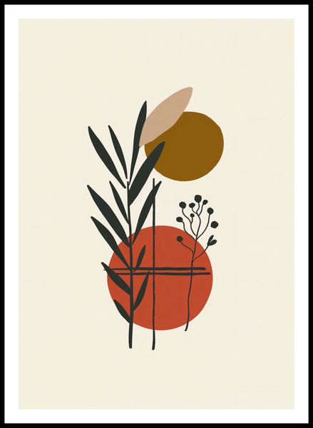 Plakat 59,4x84,1cm Kontrast w Botanice zdjęcie 3