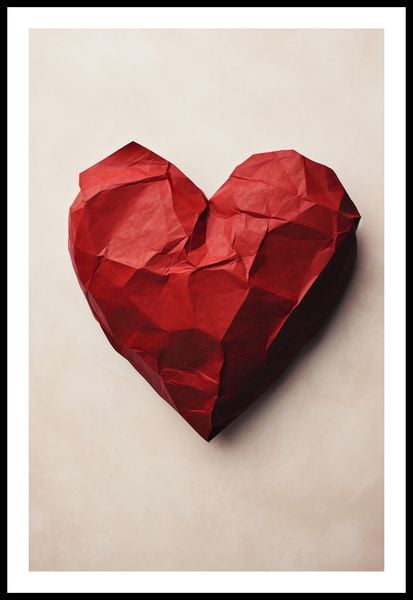 Plakat 56,6x86,4cm Kreślone Serce zdjęcie 3