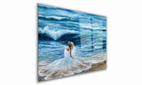 OBRAZ NA SZKLE PROSTOKĄTNY 90x60cm 066 Morska bryza