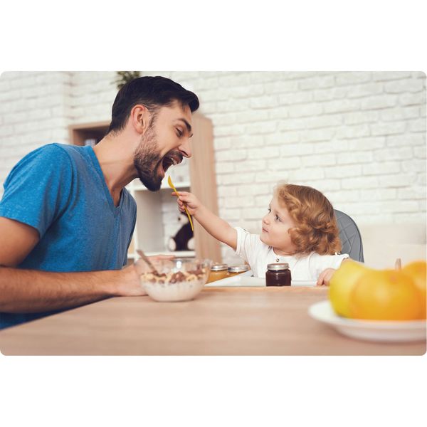 Krzesełko do karmienia Nukido Lilo szare zdjęcie 13