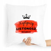 Poduszka Prezent Dla Listonosza Najlepszy Na Z Nadrukiem Ze Zdjęciem