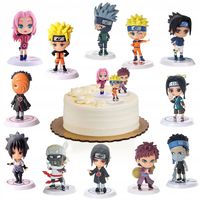 Zestaw Naruto Anime Upominki Przyjęcie Urodzinowe Tortu Deko Dzieci 12 Szt