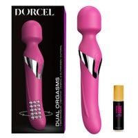 Wibrator z dwoma końcami i feromony Fetish 10 ml.