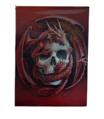 Obraz 3D Trójwymiarowy z Czachą bez Ramki Plakat Lentikularny