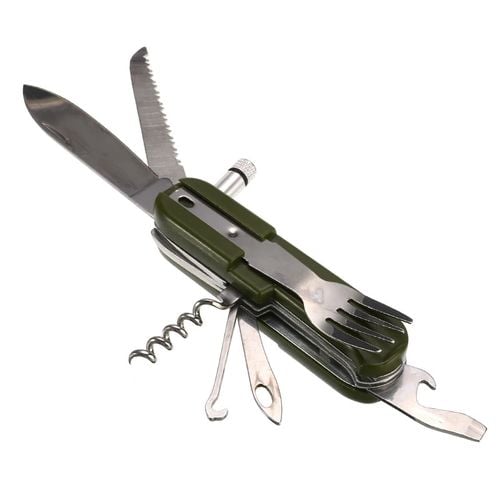 SZTUĆCE TURYSTYCZNE MULTITOOL SCYZORYK OTWIERACZ na Arena.pl