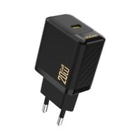 ładowarka sieciowa pd20w gan usb-c - czarna