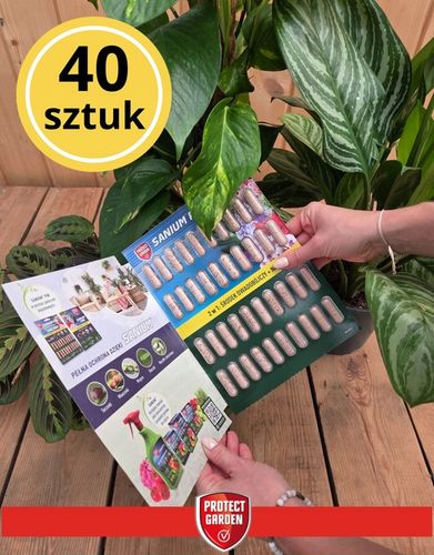 SANIUM PIN 2w1 Pałeczki Owadobójcze + Nawozowe na Ziemiórki Tarczniki na Arena.pl