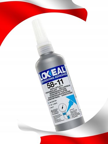 KLEJ DO GWINTÓW USZCZELNIACZ LOXEAL 58-11 WYSOKA LEPKOŚĆ DO GAZÓW 250 ml na Arena.pl