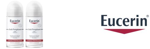 Eucerin Anti-Perspirant 48h Roll-On Przeciw Silnemu Poceniu 50ml x2szt na Arena.pl