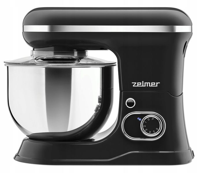 ZELMER ROBOT PLANETARNY ZKR1355 1200W CZARNY DWIE MISY 4,5/5L SMART MIX zdjęcie 9