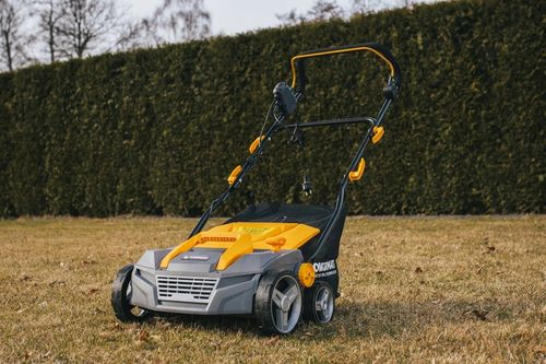 AERATOR WERTYKULATOR ELEKTRYCZNY Z KOSZEM 3w1 2550W AERACJA WERTYKULACJA na Arena.pl