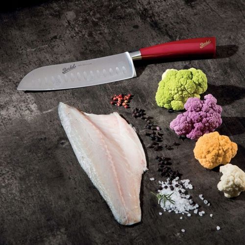 Nóż Berkel Elegance Santoku 18 cm Czerwony na Arena.pl