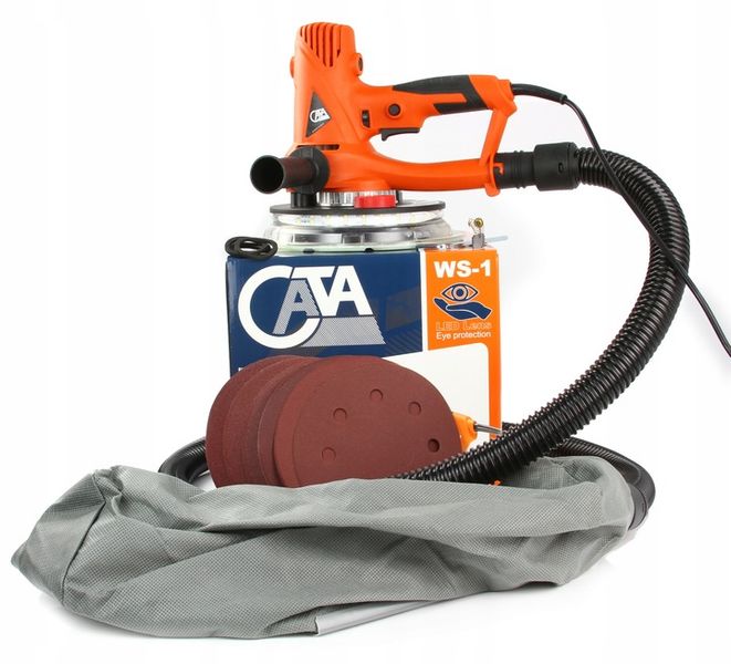 SZLIFIERKA DO GIPSU GŁADZI TYNKU ŚCIAN TYNKÓW LED TORBA Papier x 26 zdjęcie 6