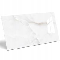 PŁYTKI ŁAZIENKOWE PODŁOGOWE GRES BIAŁY SELVA ONYX WHITE 60x120 cm POŁYSK