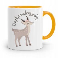 Kubek Żółty Na Walentynki Dzika Walentynka Prezent Z Nadrukiem Ze Zdjęciem