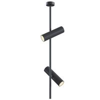 Zwisowa lampa Elti C021CL-02B tuby do jadalni czarne