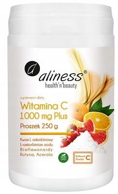 Suplement diety Aliness witamina C 1000 mg Plus 100 kapsułek zdjęcie 6