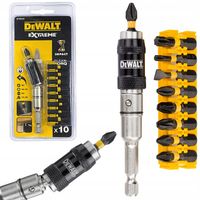 ZESTAW KOŃCÓWEK WKRĘTARSKICH uchwyt kątowy z 8 bitami mag. DeWALT DT70518T