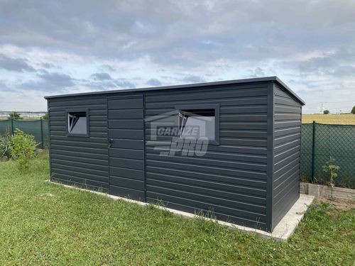 Schowek Domek Ogrodowy 5x2m drzwi 2x okno dach GP619 na Arena.pl