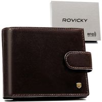 portfel męski minimalistyczny na karty z rfid - rovicky