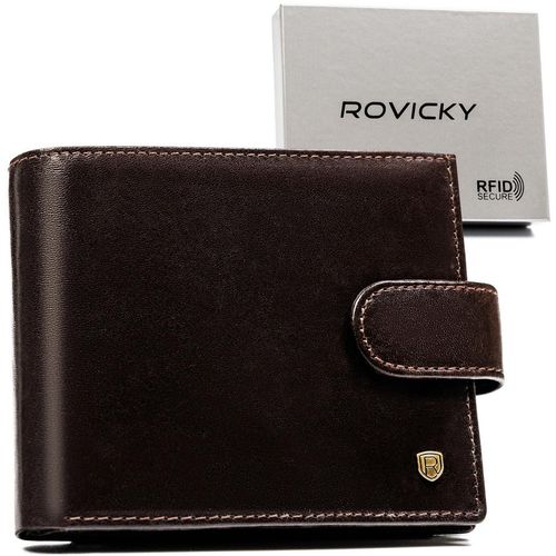 portfel męski minimalistyczny na karty z rfid - rovicky na Arena.pl