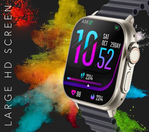 smartwatch męski rubicon rncf17 tytan/orange smarub269 na Arena.pl