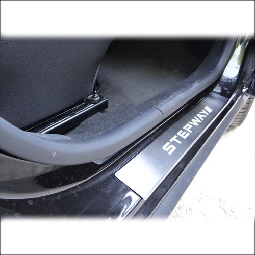 Listwa progowa DACIA SANDERO MK2 STEPWAY Stal nierdzewna 304 mat 4szt na Arena.pl