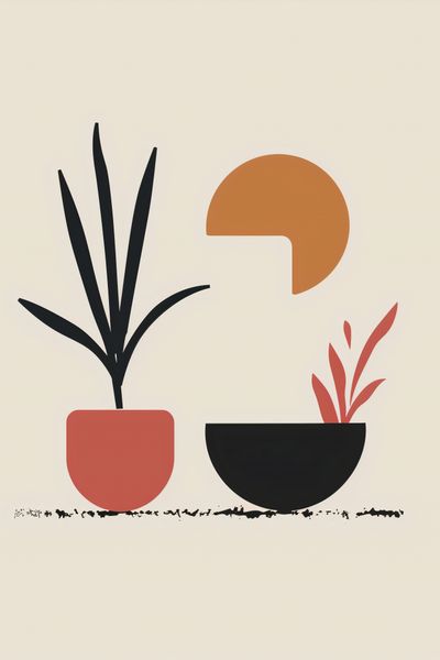 Plakat 40x60cm Domowy Ogród zdjęcie 1