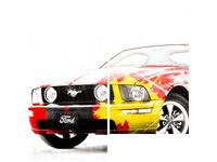 60X60CM FORD MUSTANG DWU OBRAZ ŚCIAN