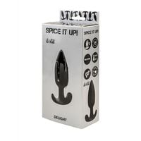 plug anal plug with misplaced center of gravity spice it up delight black