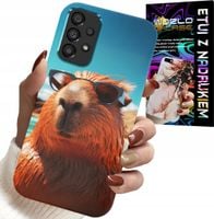 ETUI DO SAMSUNG GALAXY A53 5G - SŁODKA KAPIBARA, CAPIBARA CASE + SZKŁO