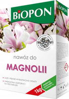NAWÓZ DO MAGNOLII KWIATÓW GRANULAT PREPARAT BIOPON 1 KG AZOT FOSFOR POTAS