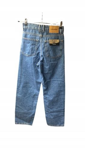 PULL&BEAR BAGGY 11403 SPODNIE NIEBIESKI EU32 na Arena.pl