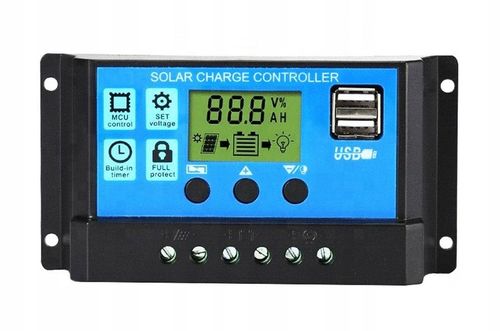 REGULATOR ŁADOWANIA KONTROLER SOLARNY 12V na Arena.pl