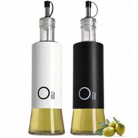 Butelka Na Oliwę Olej Szklana Dozownik 320ml 2szt