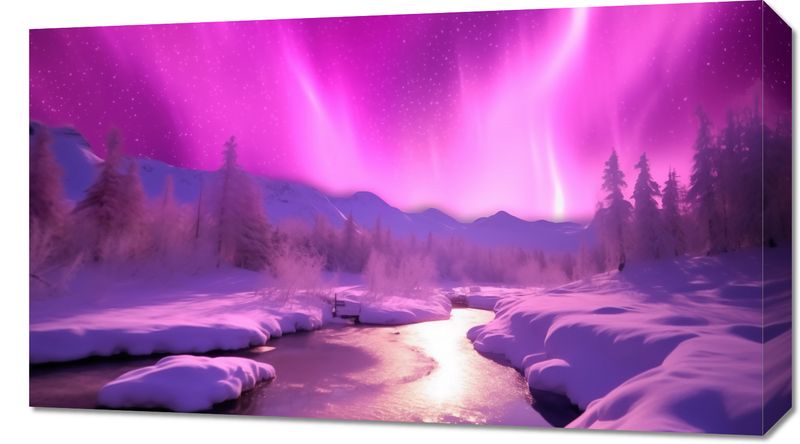 Obraz 70x40cm Aurora Nad Niebiem zdjęcie 1