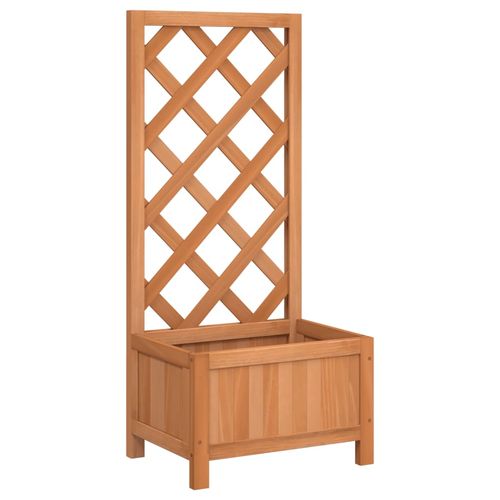 Donica z trejażem, brązowa, lite drewno jodłowe na Arena.pl