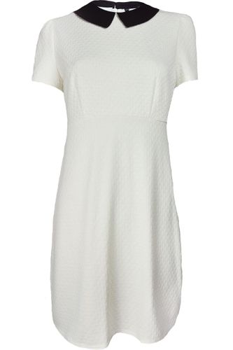 Kremowa Sukienka Kołnierzyk - 38 / M na Arena.pl