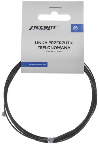 Linka przerzutki PTFE ACCENT 1,2 mm x 2000 mm na Arena.pl