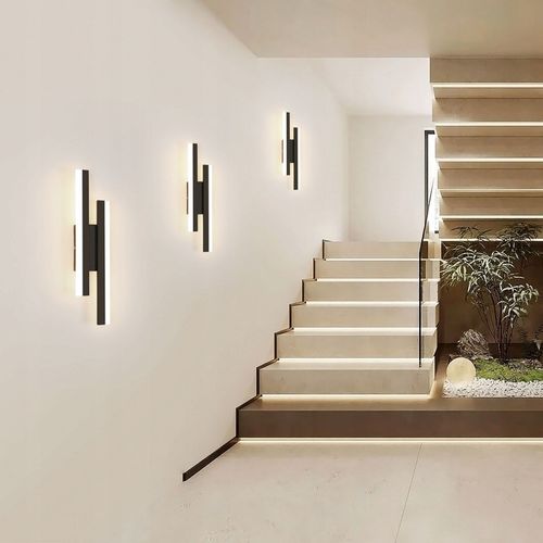 LAMPA LINIOWA SCIENNA LED KINKIET CZARNA ŚCIEMNIALNA NOWOCZESNA DO na Arena.pl