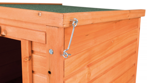 TRIXIE duży drewniany domek królika kawii fretki wodoodporny do domu ogrodu na Arena.pl