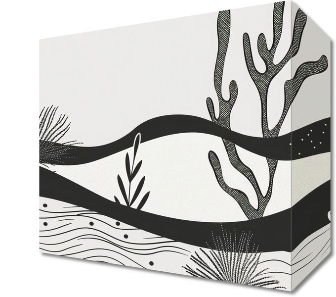 Obraz 20x20cm Ogród przy Nocy zdjęcie 1