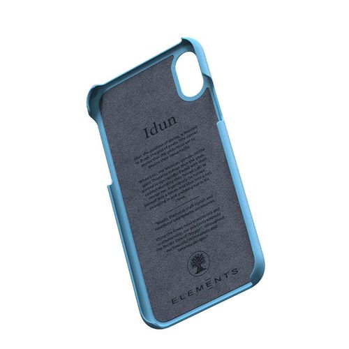 Materiałowe etui iPhone Xs / X (Petrol) na Arena.pl